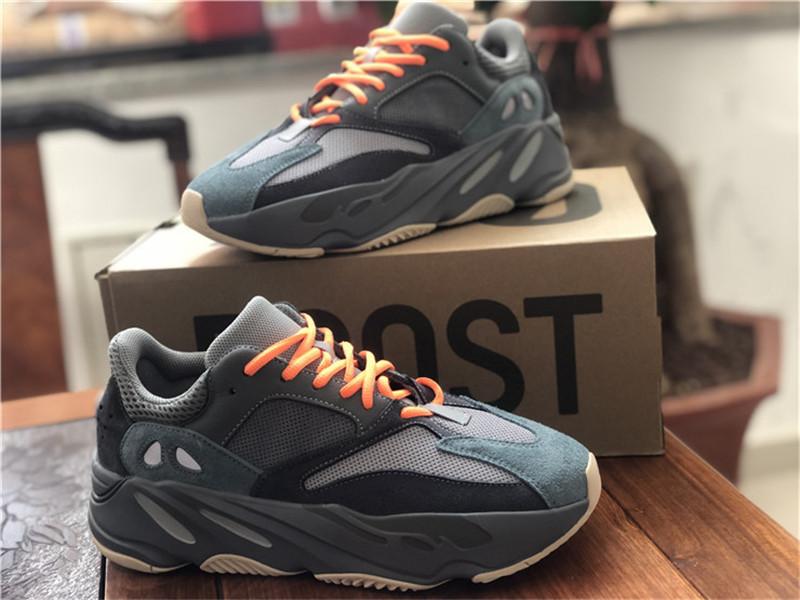 PK GOD YEEZY 700 BOOST Teal Blue RETAIL MATERIALS READY TO SHIP